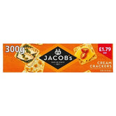 Jacobs Cream Crackers Original 300g (Case of 12)  Adomoo
